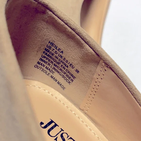 JustFab shoes! New never worn, US Size 7.5. UK 5.5 - Picture 3 of 3